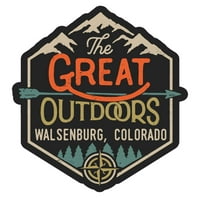 Walsenburg Colorado The Great Design Design Vinyl Decal Sticker