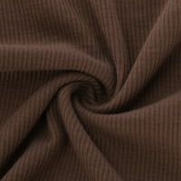 Комплекти за ризи Odeerbi за жени костюм от солиден цвят жилетка небрежни къси ръкави изрязани пъпки модни каросерични дрехи