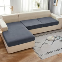 LHOMEOVE диван седалка капак на капака на капака на дивана мека мека гъвкавост с еластична долна кошара