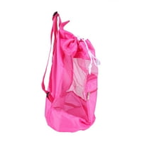 Beach Backpack, DrawString Compact Portable Beach Bag, Kids Toy Storage Kids Shell Storage за игра на открито за плаж игра