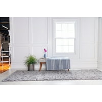 Шаг Милсън Колекция за събиране на килим 2'x6'7 - Сиво сиво сиво