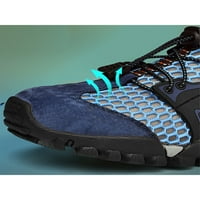 Fangasis Мъжки водни обувки Дишащи аква чорапи мрежести обувки MENS Sport Sport Surfing Soft Soft бързо сухо боси синьо 8.5