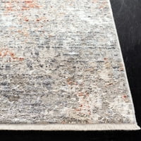 Safavieh Dream Collection DRM429G Modern Abstract Premium Viscose Area Rug, 10, Grey Multi Ft Ft Grey Multi