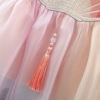 B91XZ рокли за рожден ден за момичета малки деца момичета без ръкави от тюл принцеса рокля танцови рокли дрехи розово, размери 6- месеца