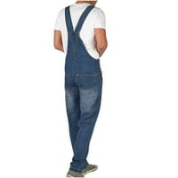 Uorcsa New Denim Outdoor дълги дънки модни мъжки панталони светло синьо