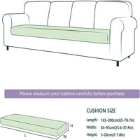 Капак за възглавница за дивана за възглавница диван с висок разтягащ диван възглавница за измиване на измиване без приплъзване траен мебел протектор диван седалка за стол любов-а-а-средна част