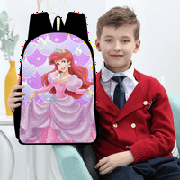 Ariel Princess Print Kids Backpack Fashion Rucksack Waterproof for Girls Women