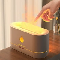Tagold Flame Humidifier Aroma Diffuser Dual-Use Home Office Подарък цветна светлина