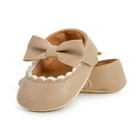 Bellella Infant Mary Jane Flats Princess Loafers Magic Tape Crib обувки Сладки ежедневни обувки Училище на открито Лофер Лофер Плосък кайсия 4C