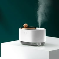 Lingouzi Cool Mist Humidifiers за спалня, преносим малък настолен овлажнител с нощна светлина, USB лична мини въртяща се планета овлажнители