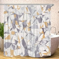 Шаблон за баня за баня тъкан многоцветна завеса за баня, различни стилове, размери