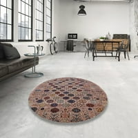 Ahgly Company Indoor Rectangle Modern Modern Reddish Brown Reaine Area Rugs, 2 '3'