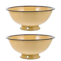 Frcolor Vintage Enamel Rice Bowls Практични купи за съхранение на рамен емайл прибори за хранене