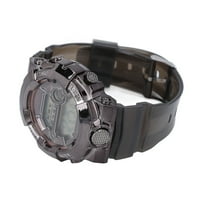 Функция спортни дигитални часовници градиент цвят модерен прост електронен часовник за ученици двойка черно сребро