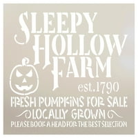 Studior Sleepy Hollow Farm Прясна тиквена шаблон за декор за Хелоуин, STCL6587, 15 12