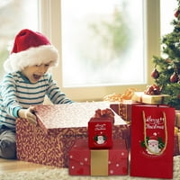 Весела Коледа изненада bo chirstmas подарък bo създайте изненадващ подарък, червен плик, подскачащ романтичен подарък bo за коледно парти Изненадващи приятели Весели Чирстмас