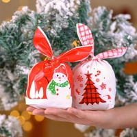 Бонбони чанта Фина изработка няма миризма Декоративна карикатура, която се затваря за затваряне на опаковка Ева Дядо Коледа Подарък Бо за Chri