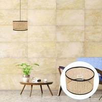 Лампи за тъкане на ратан покриват селски стил лампа за селска лампа за домашна декорация естествени модерни аксесоари за светлина