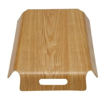 Луксозна бюро маса бамбук в леглото хляб дървена тава дървена плодова закуска храна торта кафе чай сервиране на тава с дръжки