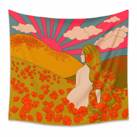 Wekity гоблен естетически изкуство домашен фон тъкан декор подарък цветен гоблен за дневна декор за спалня