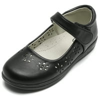 Момичета Мери Джейн плоски училищни обувки Обувки Черни рокли за дете 6. Голямо дете