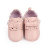 Малко дете момиче Pu кожена кожена антиплъзгаща обувки за предплащане новородено бебе мека подметка обувки за ясли