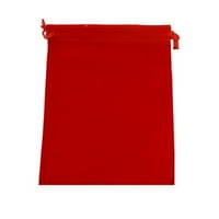 Дръпка кадифени кадифени чанти за сватба благосклонност подарък торбичка червено