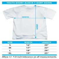 TREVCO CHV127-YT-CHEVROLET & SEE USA YOUTH 18- Тениска с къс ръкав, червен- голям