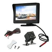 Комплект за резервни камери, Nktier LCD Monitor Night Vision Обратна камера заден изглед Car Car Waterproof LCD SurveLance Camera подходяща за автомобилна камера