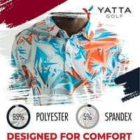Yatta Golf Men Standout Performance с къс ръкав голф поло риза