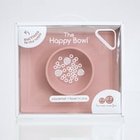 EZPZ Happy Bowl - силиконова купа за всмукване за малки деца + предучилищни деца - безопасна машина за съдомиялна машина - месеци +