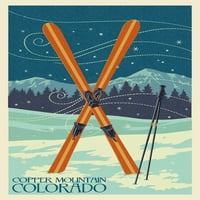 Медна планина, Колорадо, кръстосани ски, печатница