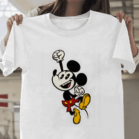 Риза на анимационни филми на Мики Маус Доналд Дък, ежедневно семейно съвпадение на тениски Най-добър подарък за деца възрастни, размер 100