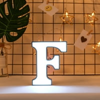 Творчески светодиодни букви нощни светли пластмасови английски букви леки декор на лампата