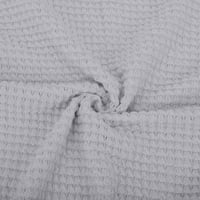 Viikei плюс размер жилетки за жени пуловер палто жилетка Жени жилетки Разчистване Небрежно дълъг ръкав Есен Кардиган Блуза бутон Пуло