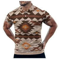 Умитай хавайска риза за мъже летни върхове мъже ежедневни лятни къси ръкав завой риза от печат от печат тениска горна блуза върхове ризи за мъже