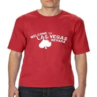 Нормално е скучно - тениска на големи мъже, до висок размер 3xlt - добре дошли в Лас Вегас Невада